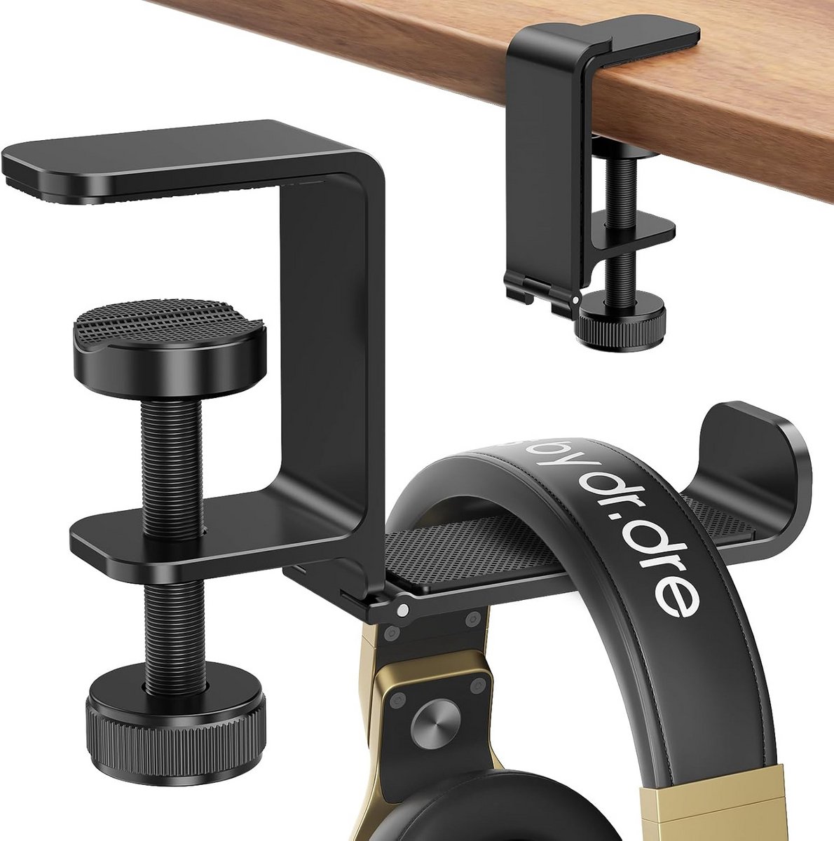 Universele Hoofdtelefoonstandaard Onder Bureau - Opvouwbare Headset Houder met Klem