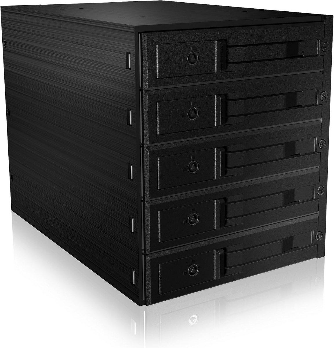Backplane voor 5x 3.5 inch harde schijven in 3x 5.25 inch, SATA, met koelventilator