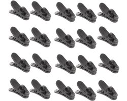 20pcs Microfoon Tie Clips - Lapel Microfoon Clips - Vervangingsset - Geschikt voor Interviews - Vergaderingen - Online Chat