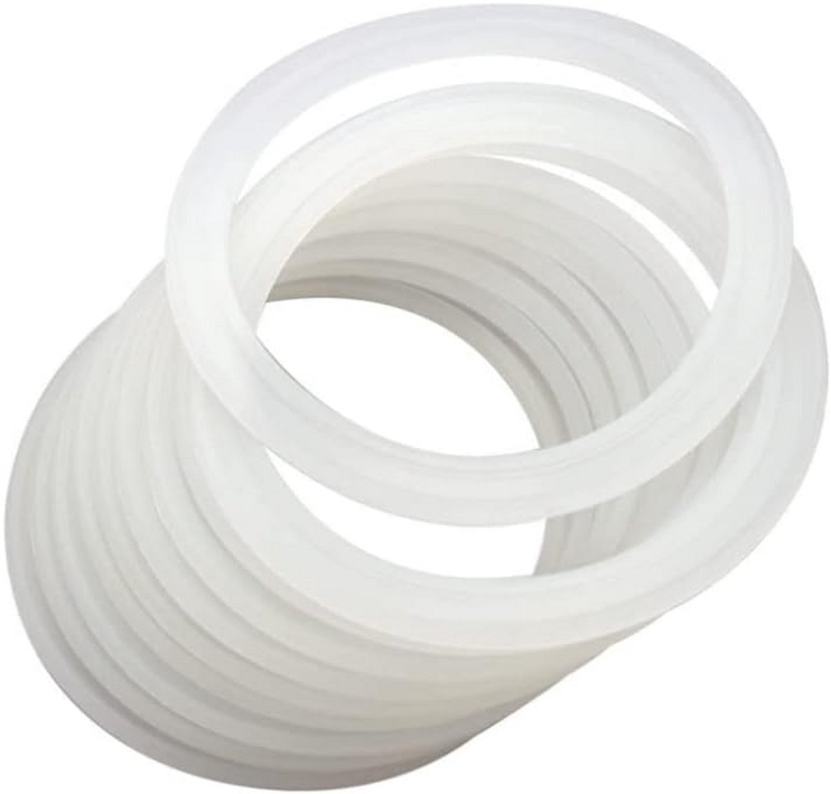 Herbruikbare siliconen afdichtringen voor weckpotten met brede opening 70mm, 4 stuks