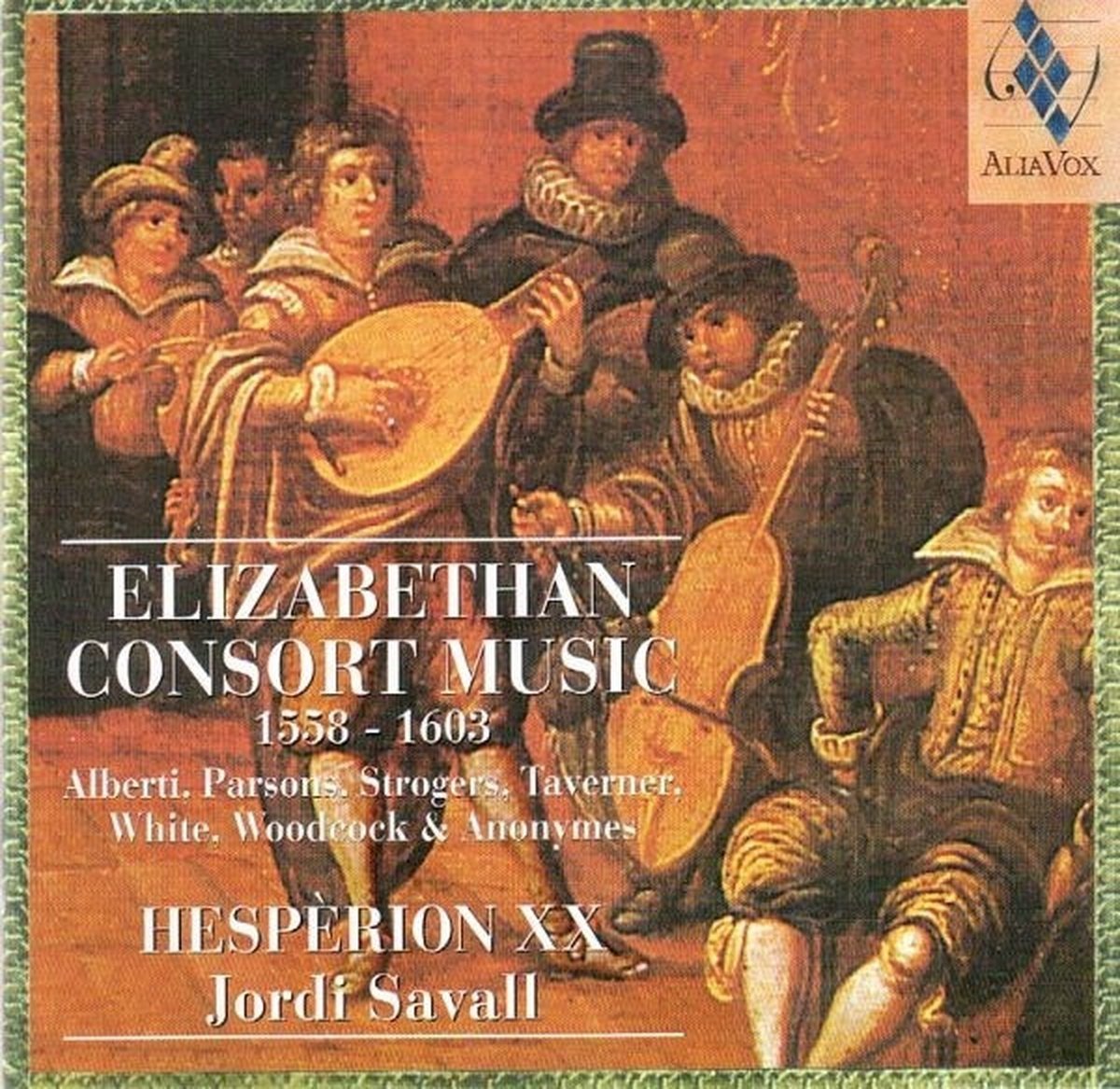 Hespèrion XX, Jordi Savall - Elizabethan Consort Music, 1558 - 1603 (CD)