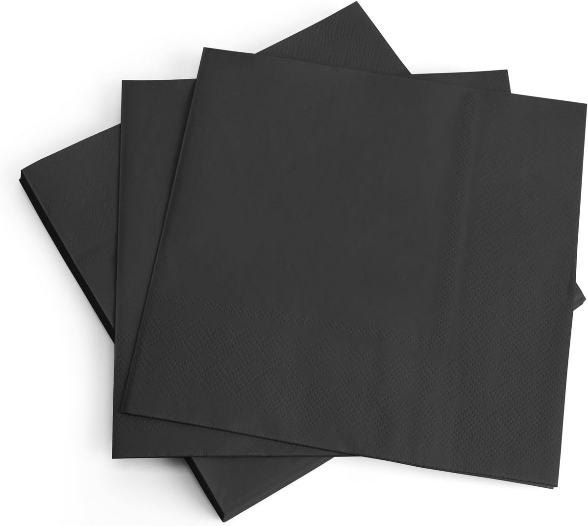 Servetten Zwart 43 x 33 cm - Ideaal voor Feestdecoratie en Tafelaankleding