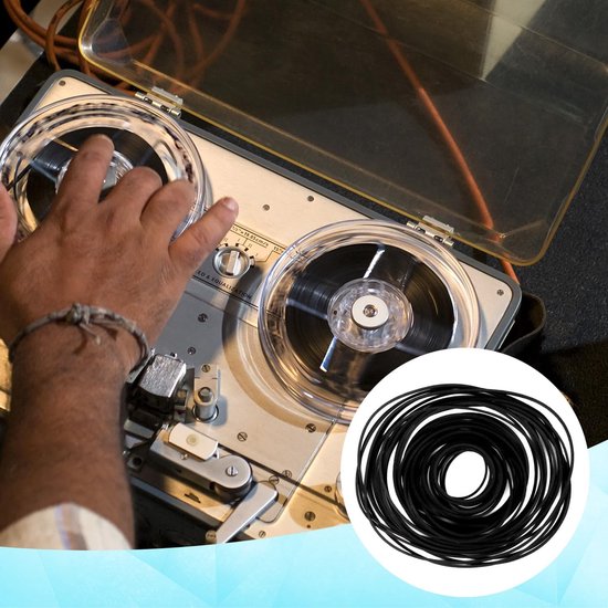 PartyKindom 50-delige Cassette Riemen Set – Vervangingsbanden Voor Recorder En Speler