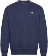 New Balance Sport Essentials Fleece Crew Heren Trui - NAVY