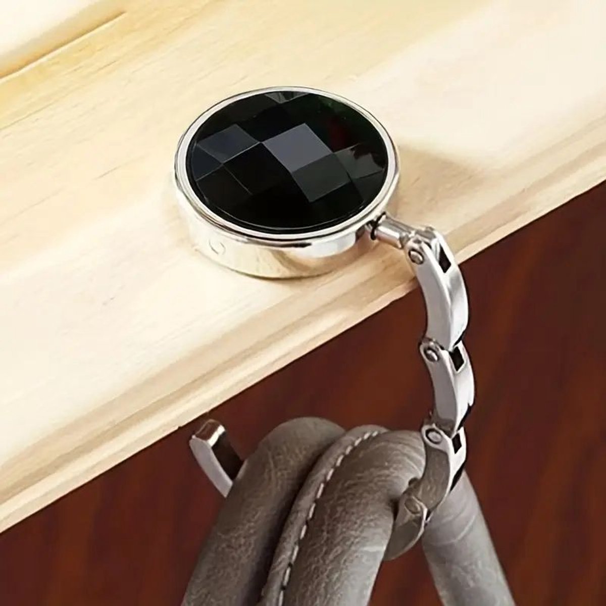 Tassenhanger - Tassenhaak - Tafelhaak voor tas - Inklapbaar - Zwart - 5 stuks - CHPN
