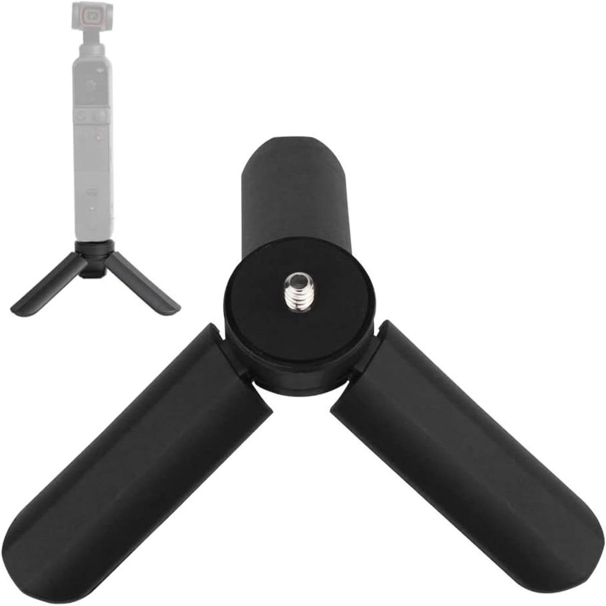 Compact Mini Statief met 1/4 Inch Schroef voor Telefoon en Camera