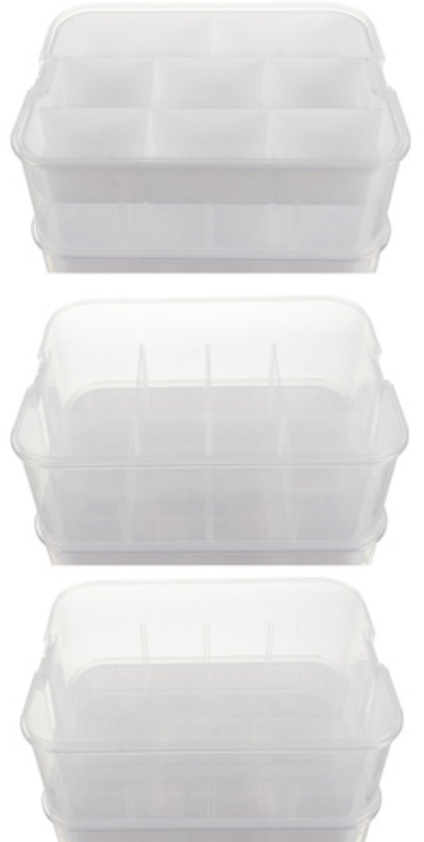 Kruzzel Stapelbox - Block box 4‑lagen - blokken eenvoudig opruimen - 35 liter van Kruzzel — afbeelding 5