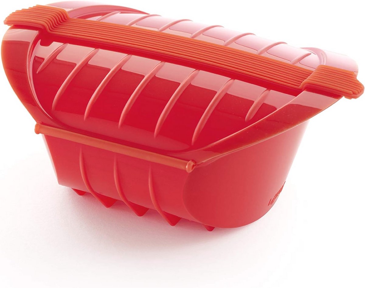 Diepe Magnetron Stoomkoker - 100% Silicone Keukenaccessoire