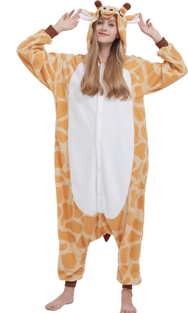 Uniseks luiaard onesie voor volwassenen - Dierencosplay pyjama voor Halloween en thuiswear