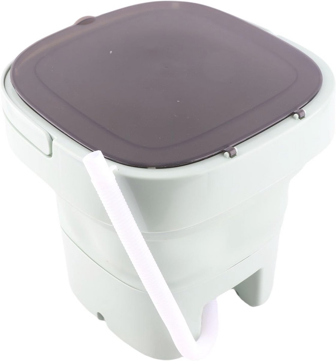 Draagbare Vouwwasmachine - Mini Wasmachine met Emmer en Zwart Deksel voor Reis en Thuisgebruik