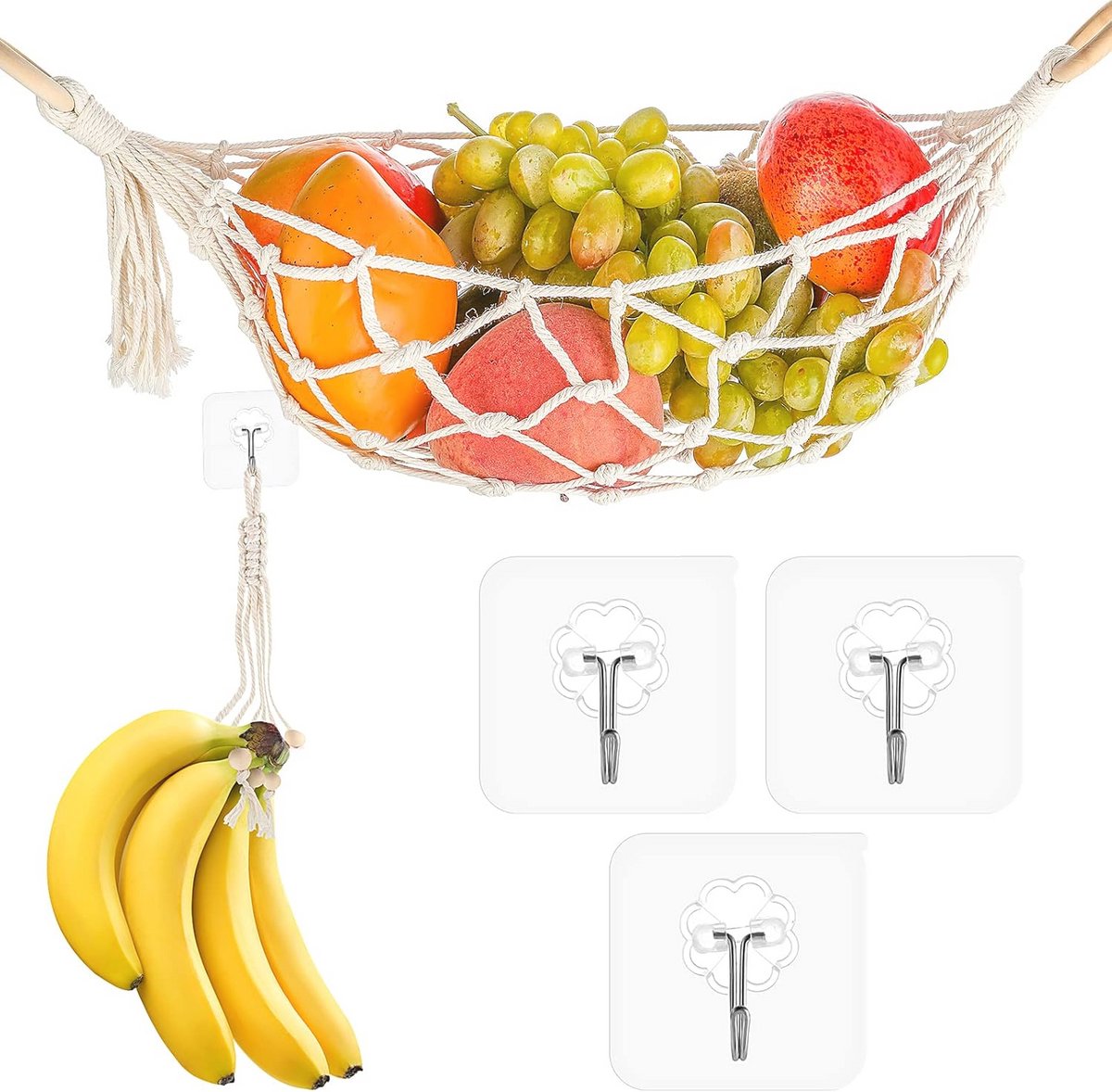 Hangmat voor groenten en fruit - Handgemaakt en duurzaam