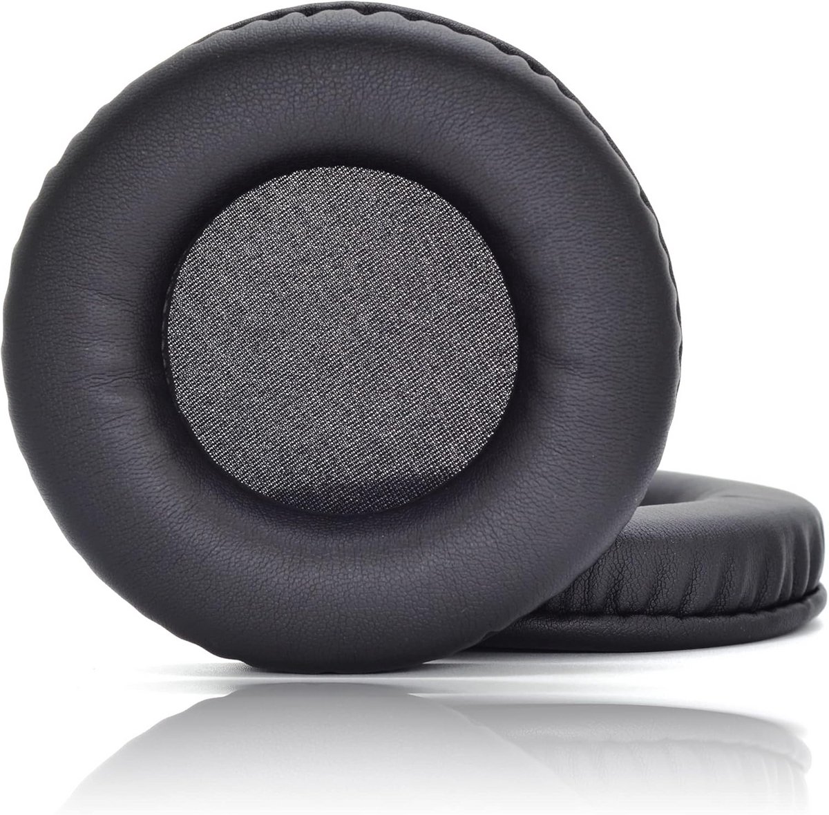 Vervangende oorkussens voor 80 mm diameter (8 cm) - Kunstleer, 1 paar