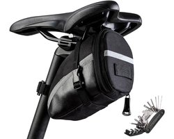ZRSS® Zadeltas Racefiets & Mountainbike - Fiets Tas Universeel - Met 16-in-1 Multitool - Met Reflectie - Waterdicht