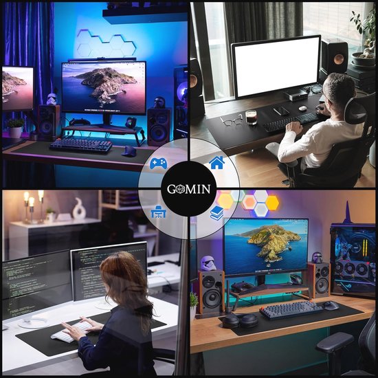 XXL Gaming Muismat 900 x 400 mm - Antislip en Naadloze Randen voor Verbeterde Snelheid en Precisie van Merkloos — afbeelding 4