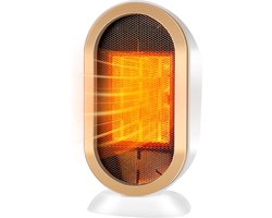 Extra verwarming, badkamerblazer radiator, mini elektrische radiator 1200W, oververhittingbescherming & anti-omstoten voor badkamer, huis, woonkamer, bureau
