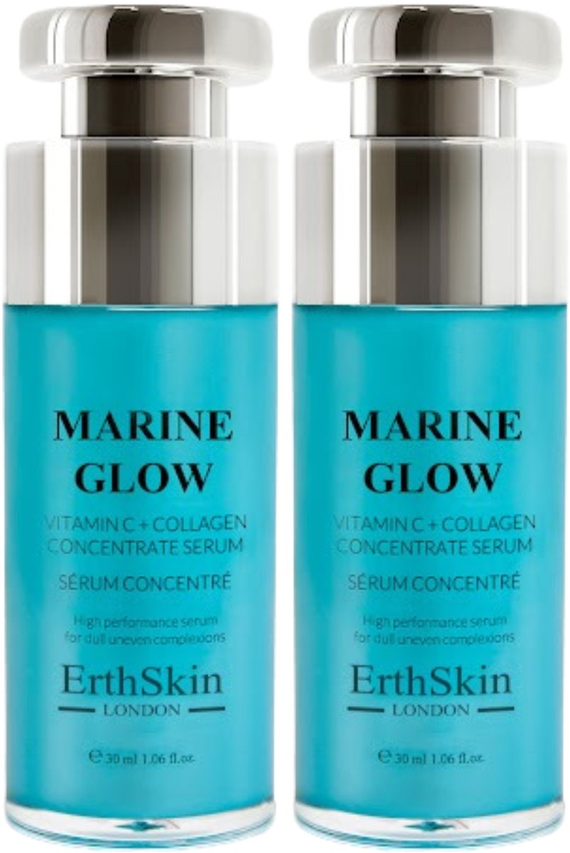 ErthSkin London Marine Glow C + Collageen Serum set