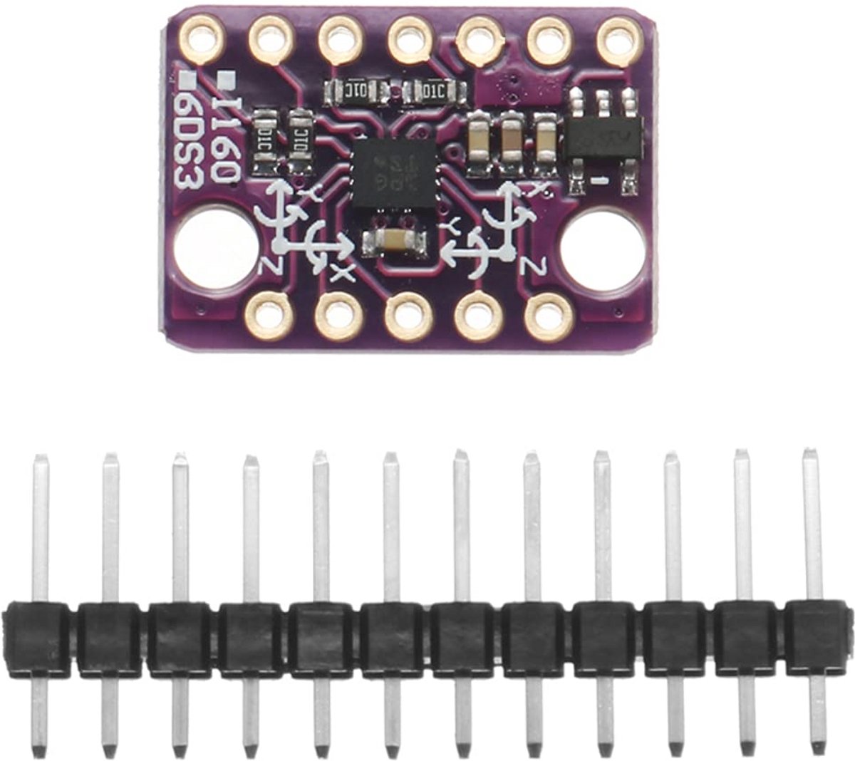 6-assige versnellingssensor en gyroscoop module voor Arduino