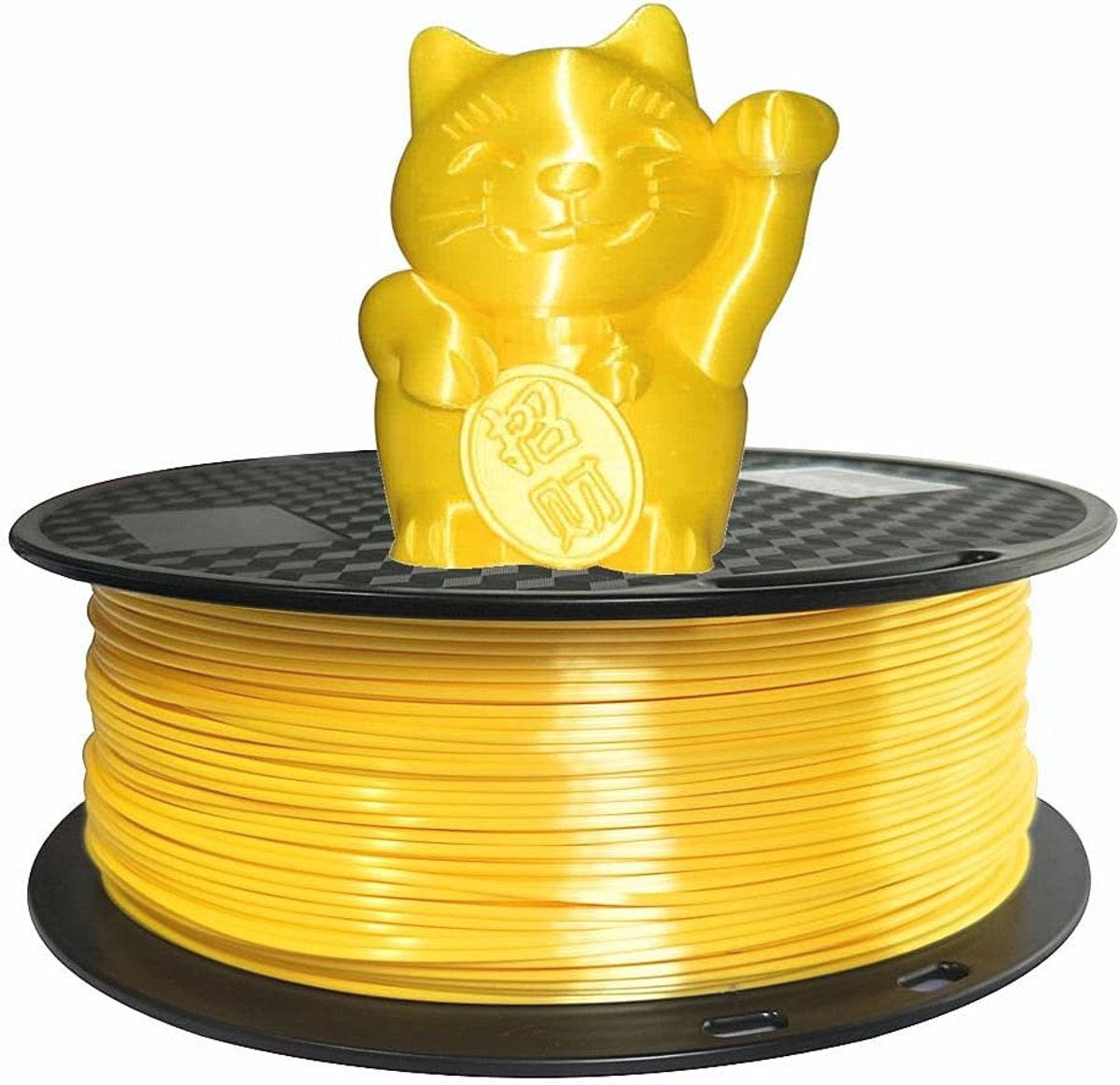 Zijde Geel 3D Printer Filament 1.75 mm - 1KG Spoel voor Hoogwaardige 3D Printing