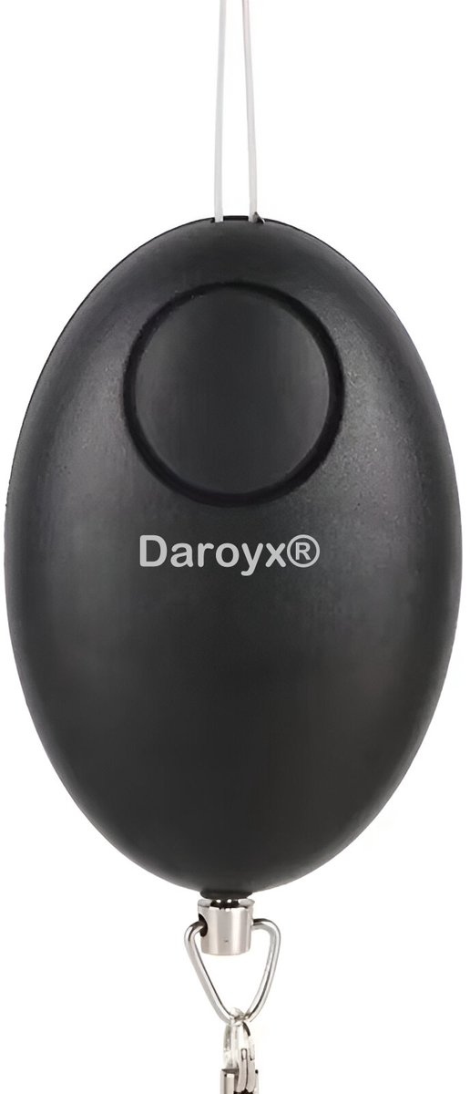 Daroyx Sound Defender® - Zwart - Veilig en legaal alternatief voor peperspray en smurfenspray zelfverdediging