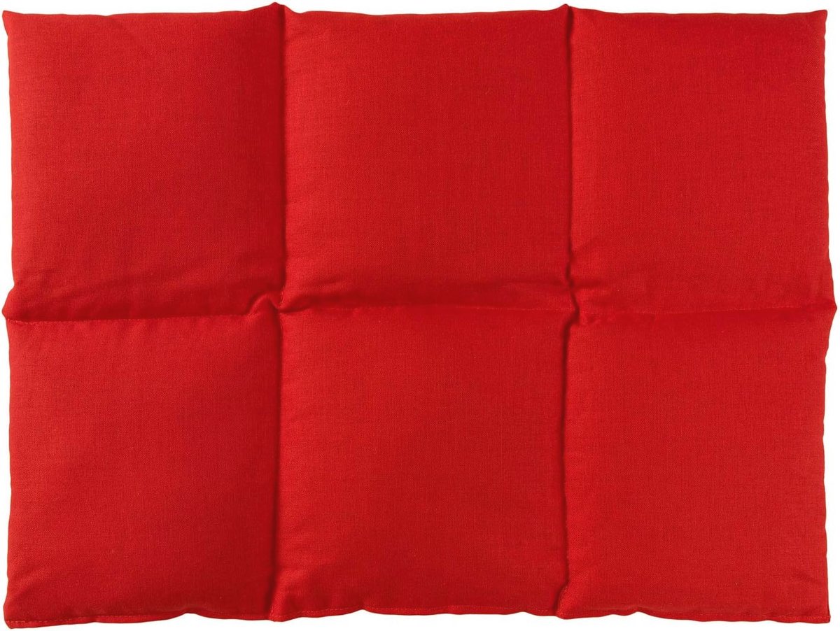 Warmtekussen 40x30cm met kersenpitten - Verwarmbaar voor rug, buik en voeten