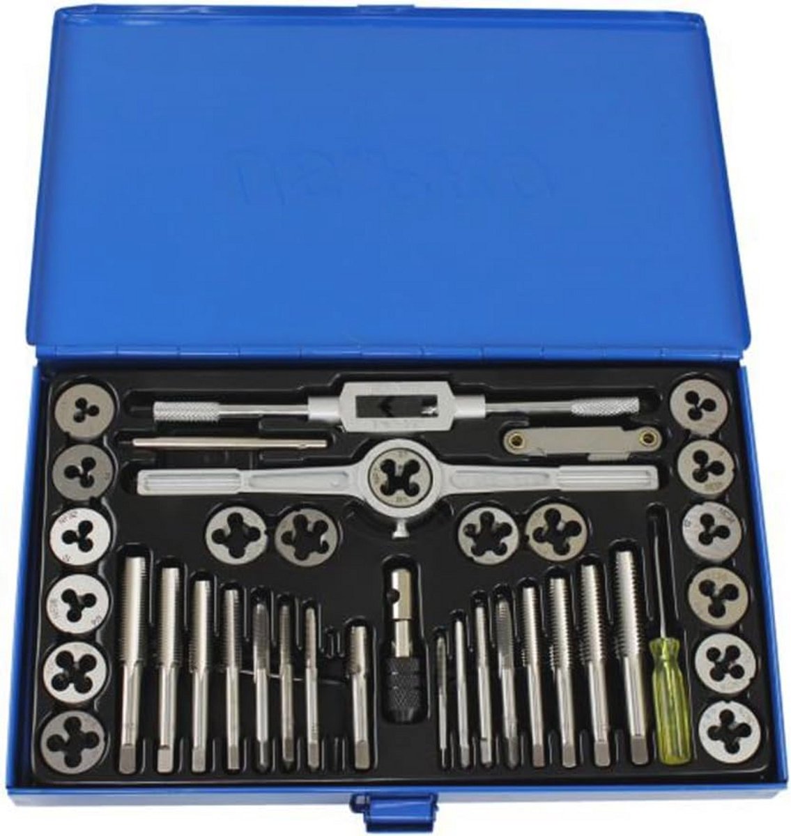 Metrische Tap en Die Set 40st Gelegeerd Staal M3-M12