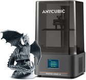 Anycubic Photon Mono 4 3D Printer – 10K Precisie – Automatische Bed Leveling – Compact & Stil – Water-Washable Resin Compatibel – Ideaal voor Miniaturen & Sieraden – WiFi & App Bediening