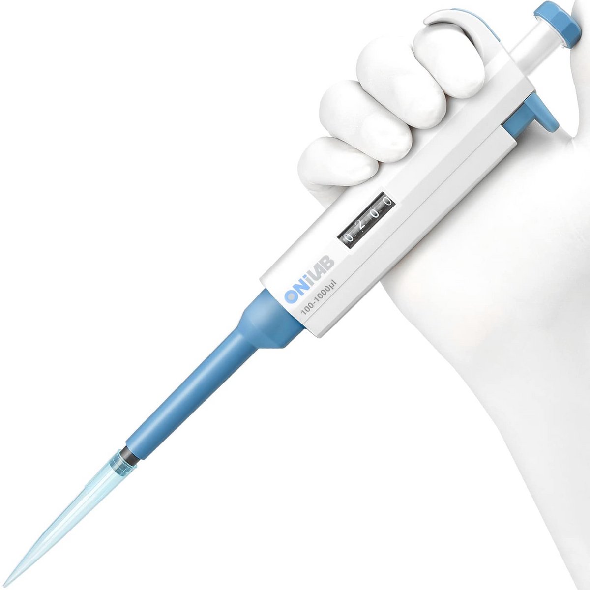 Ergonomische Handmatige Pipetten 10-100ul - Autoclaveerbaar met Nauwkeurige Volumeregeling