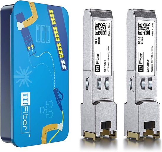 1G SFP RJ45 Module voor Netwerkapparatuur - 1000Base-T Copper ...