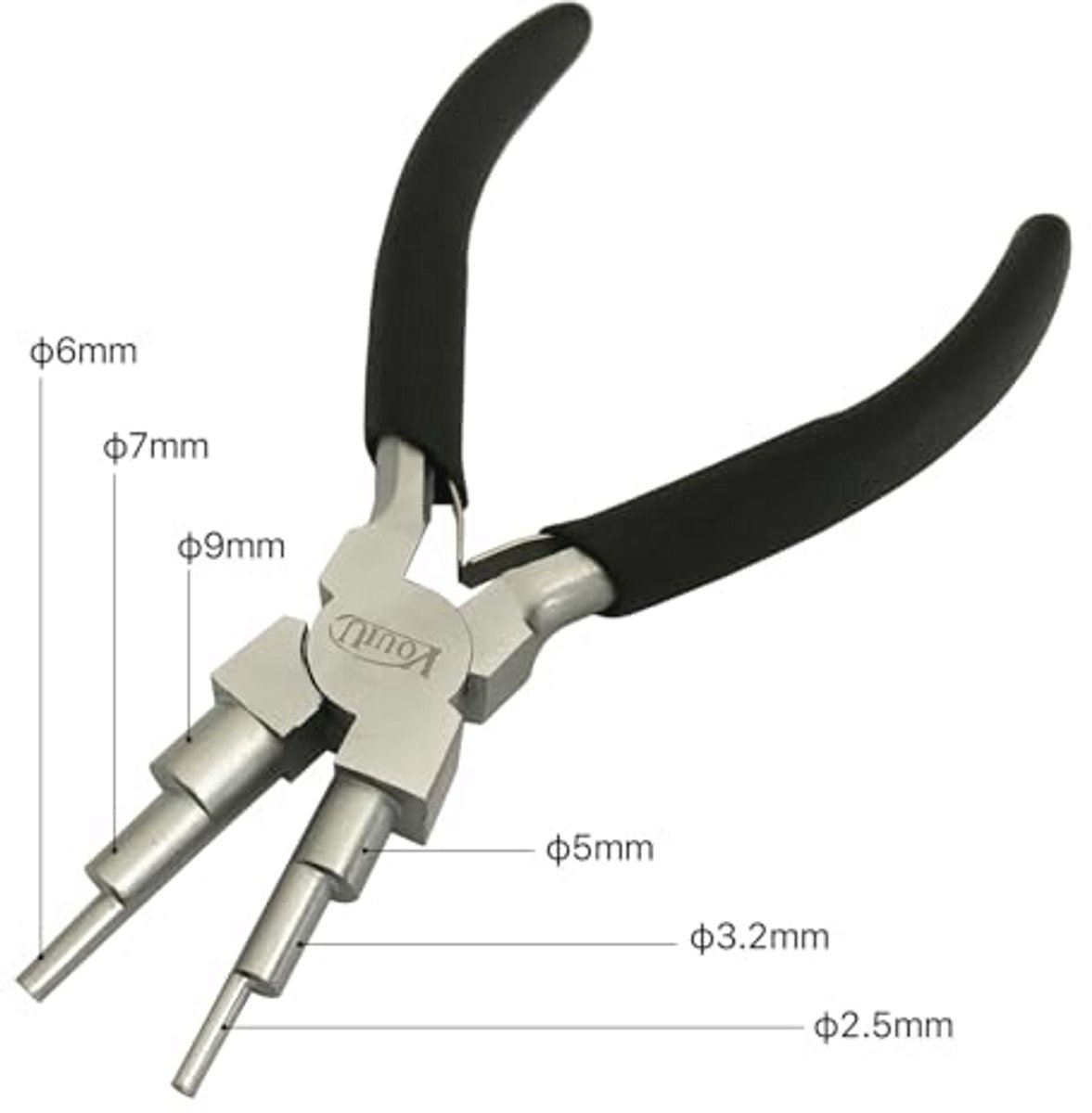 5.8" Bail Making Pliers - 6-Step Tool for Jewelry Making