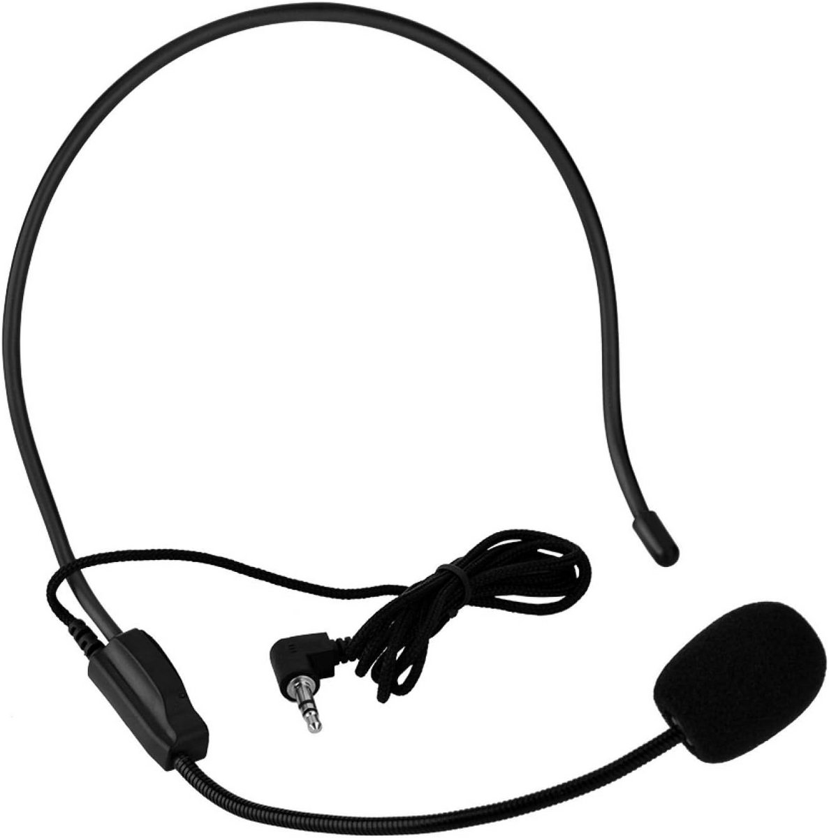 Hoofd Gemonteerde Bedrade Microfoon met 3.5mm Jack voor Voice Versterker .