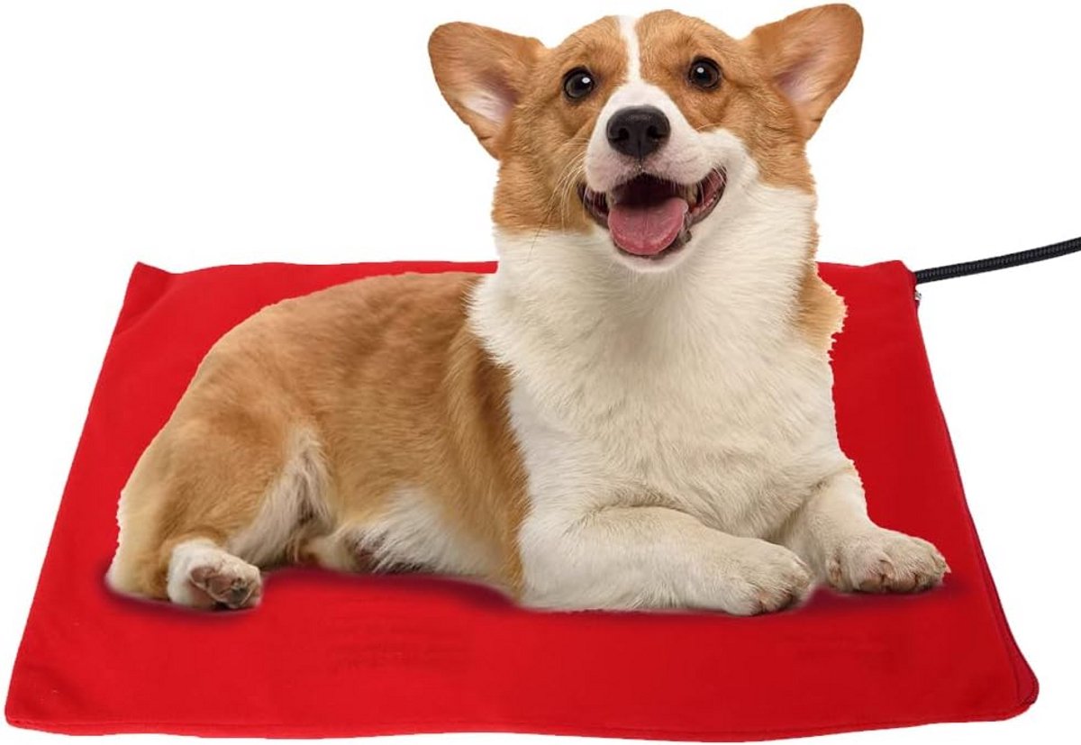 Verwarmd Hondenbed Kussen - Waterdicht Elektrisch Warmtemat voor Katten en Honden