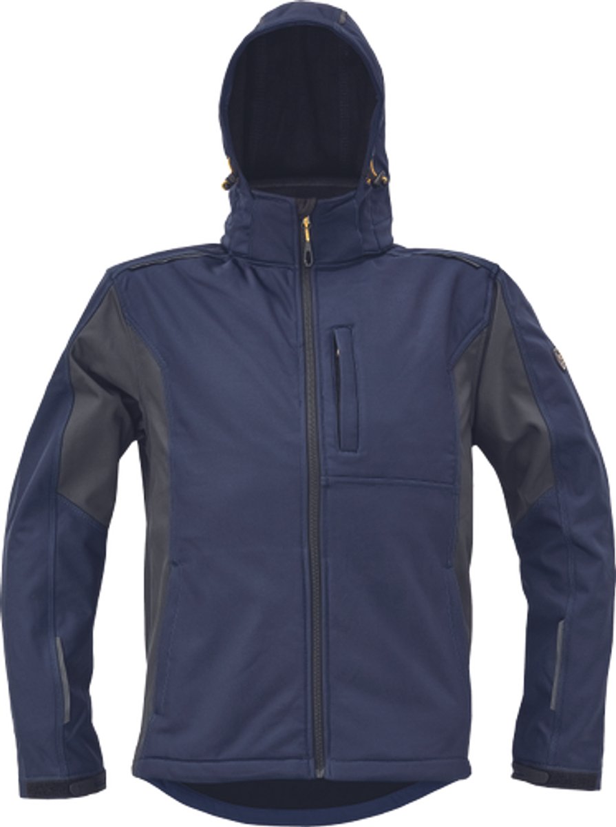 Cerva DAYBORO softshell jas 03010576 Blauw