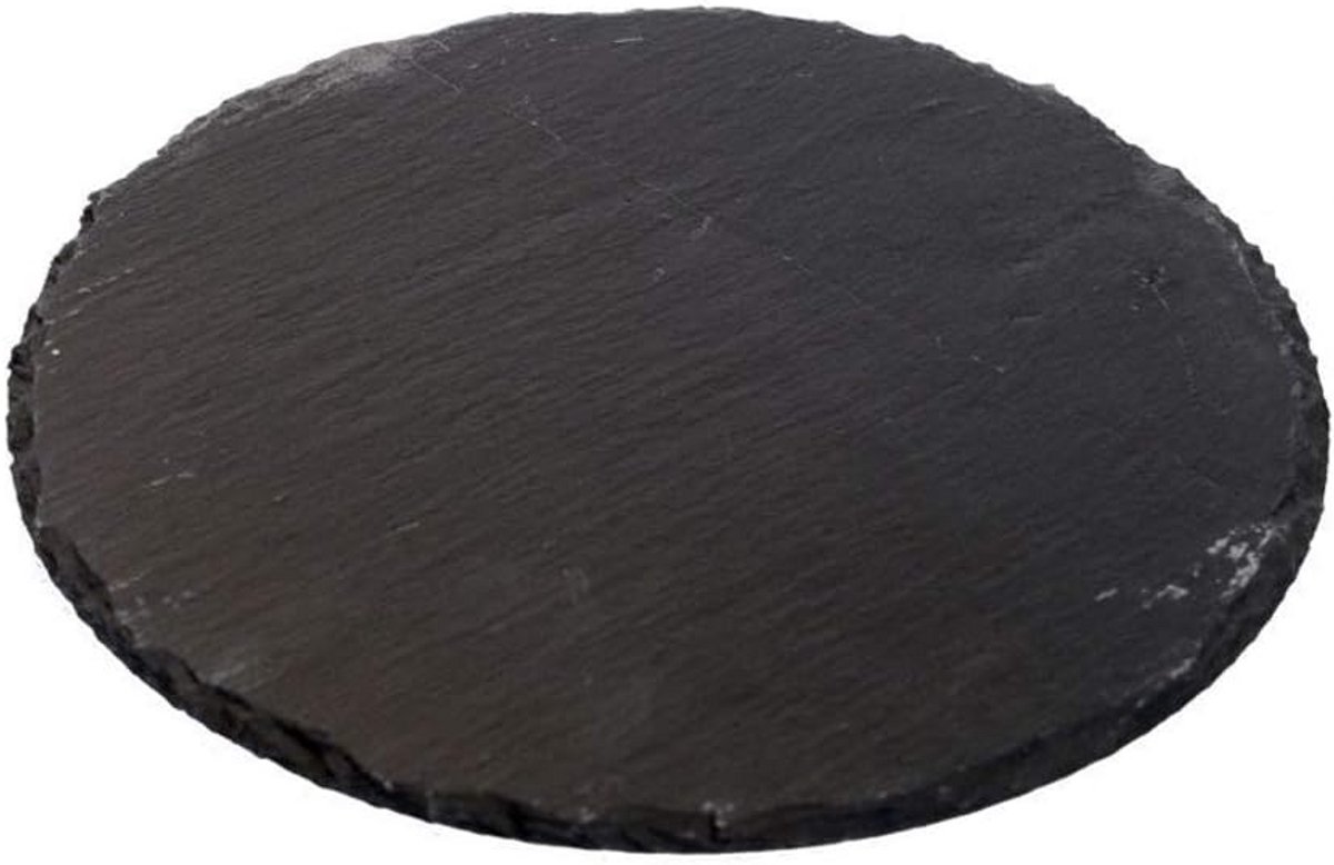 Rond Dienblad van Leisteen 30 cm - Serveerschaal voor Sushi, Kaas en Aperitief
