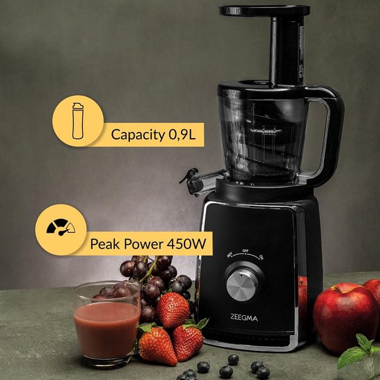 Slowjuicer met Brede Invoer en 3 Zeven voor Maximale Voedingsstoffen — afbeelding 5