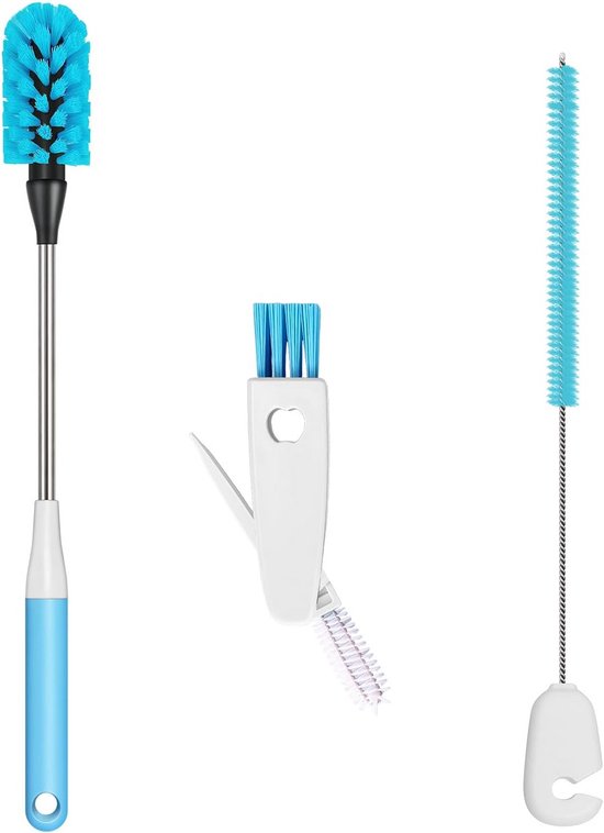 Flessenborstel met Zuignap Lorelli Geel | Van Asten Babysuperstore