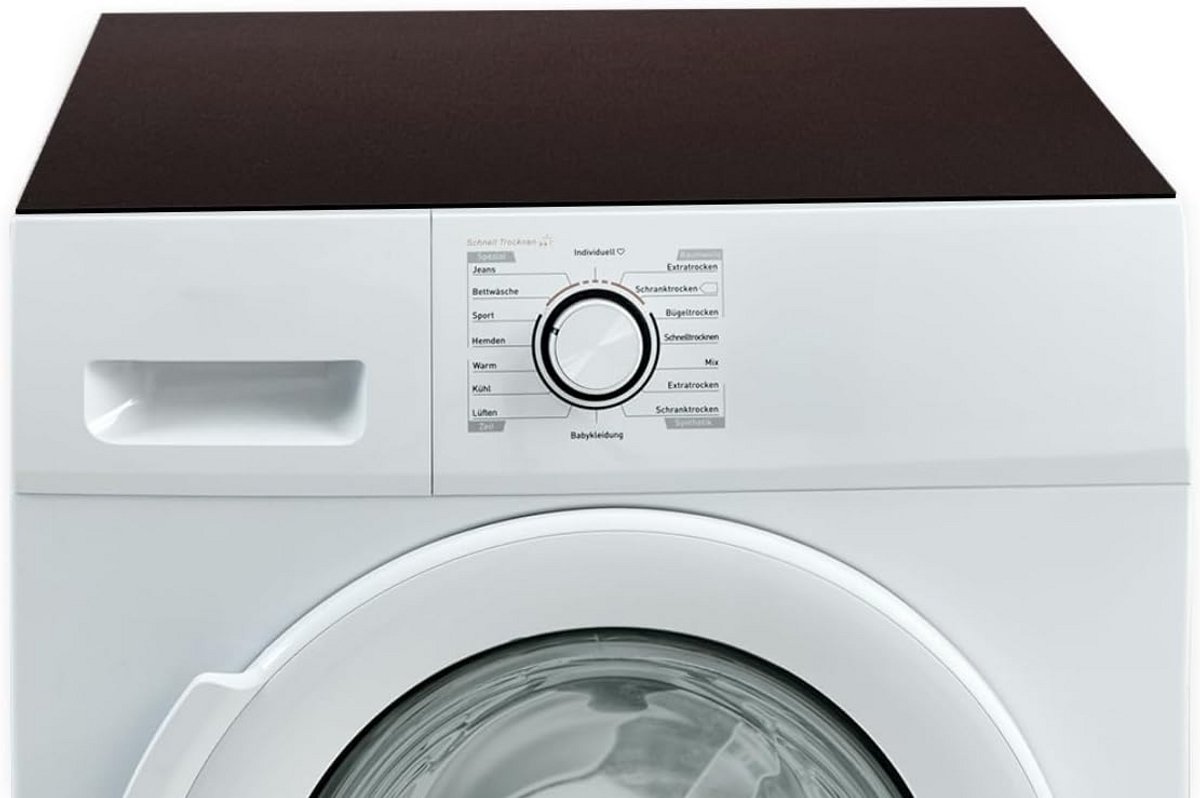 Universele Antislip Wasmachine Onderlegger Donkerbruin 60x60 cm Op Maat Te Snijden