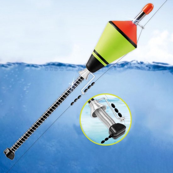 20 x 4 cm Angel Bobber visdobbers EVA Angel vlotter automatische visdobbers visdobbers vissen dobbers vissen dobbers vissen aan het meer, rivier of vijver — afbeelding 5