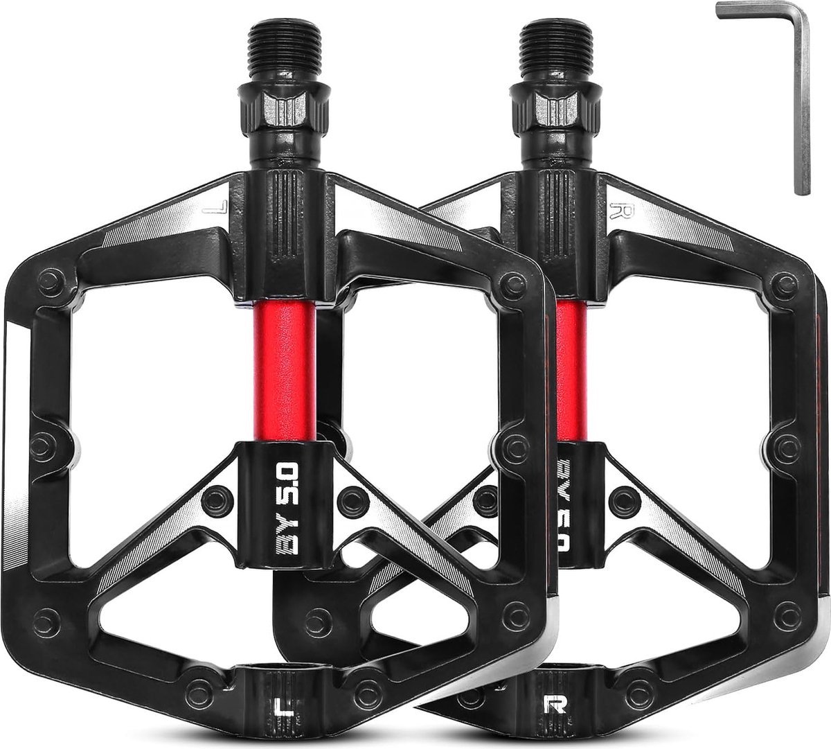 Stunq® Fietspedalen met Antislip Ontwerp en Reflectoren voor Veilig Fietsen