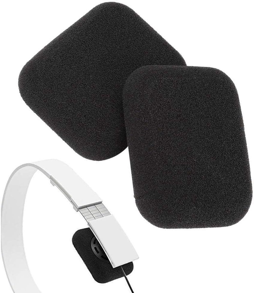 Oorkussens Vervanging, Zachte Foam, Draagbare Headset, Vierkante Cover
