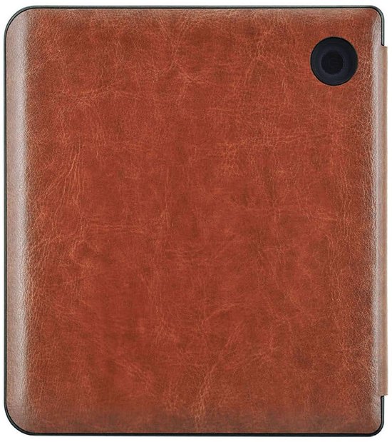 Origami Sleepcover Geschikt voor Kobo Sage Hoes Cognac Bruin * - ereader hoesje - cover van Kobo — afbeelding 4