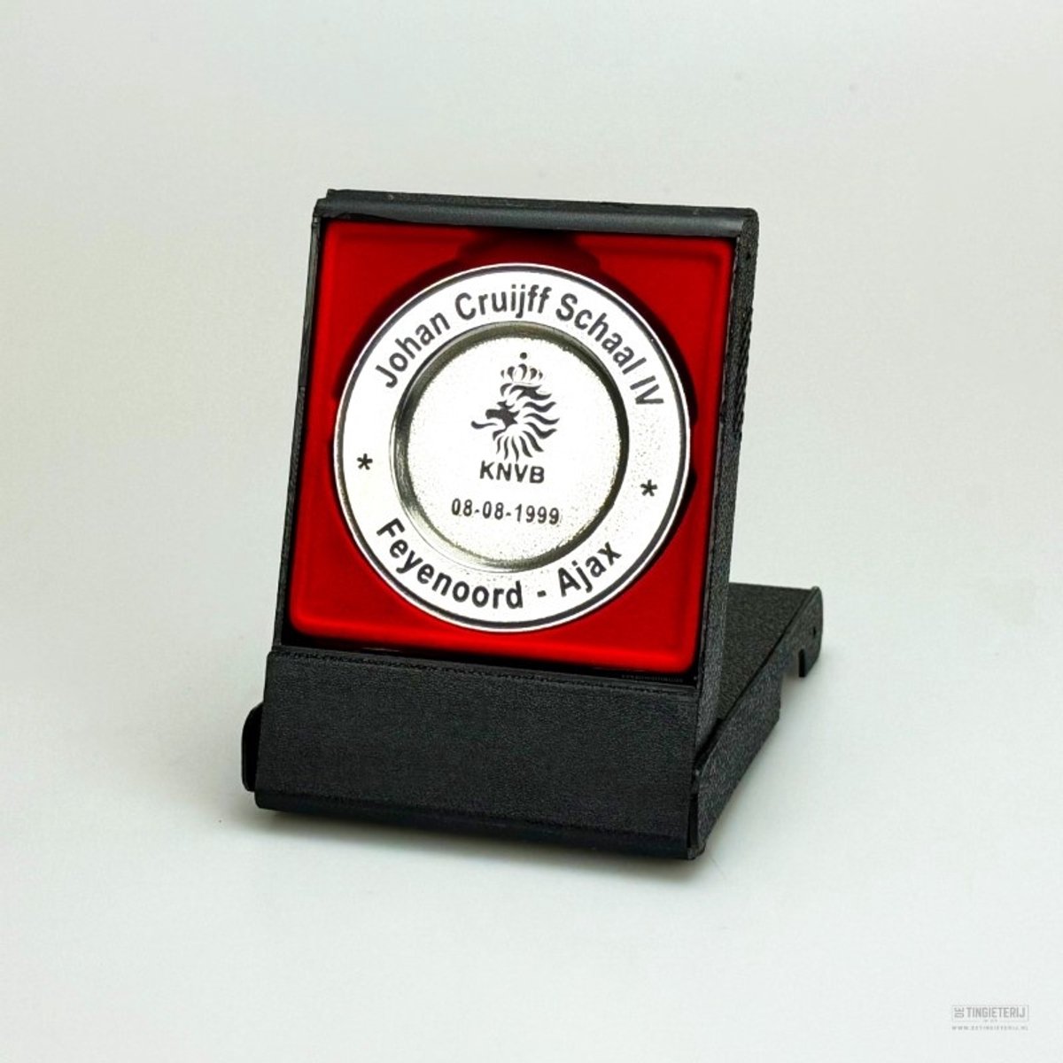 Johan Cruijff Schaal 1999 - Feyenoord - Minischaal - Unieke miniatuur - Feyenoord fanartikel - KNVB - Handgemaakt en uniek