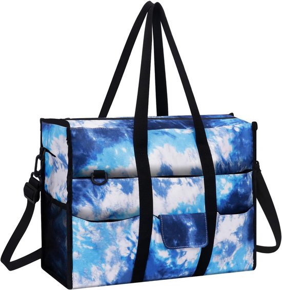 Weekendtas Reistas Sporttas 55 Liter Blauw Met Zwart Original 1