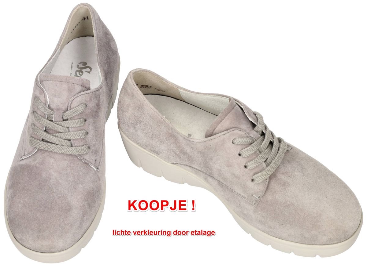 Semler -Dames - grijs - sneakers - maat 34
