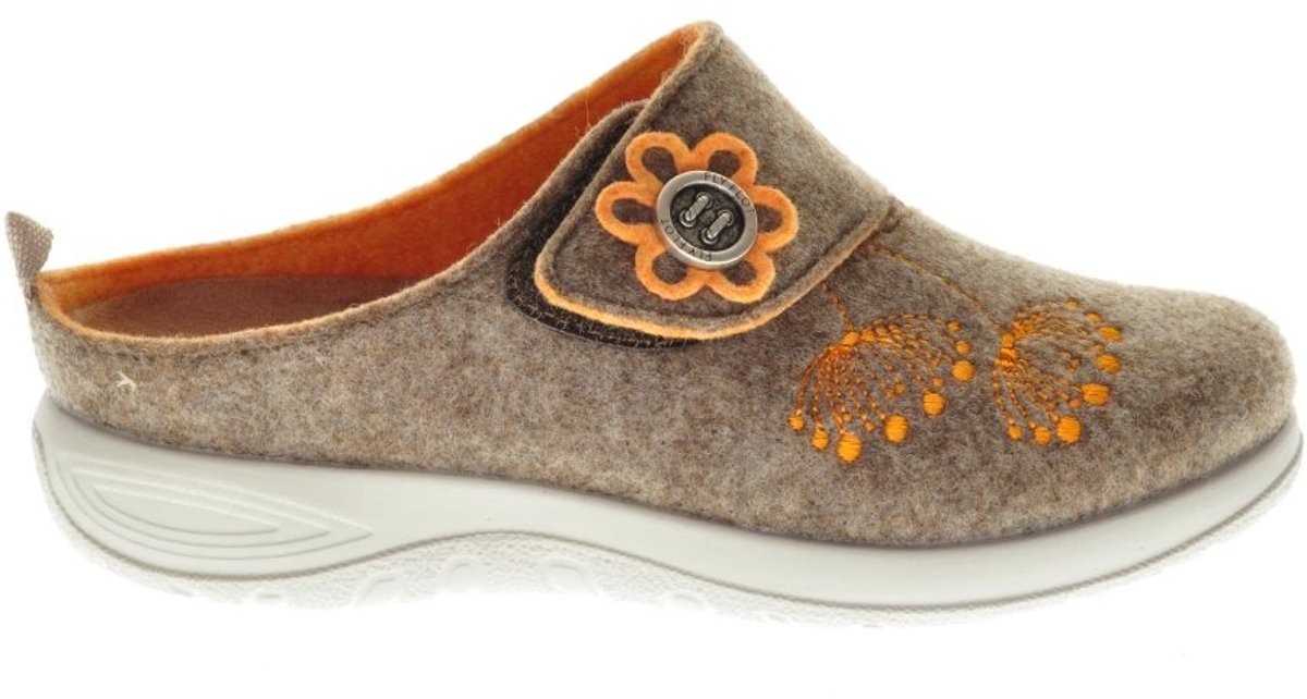 Pantoffels Steunzolen Marrone Fly Flot maat 40