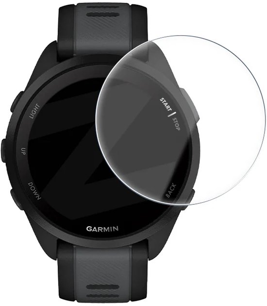 Bandz Glazen Screenprotector met One-Click Tool (2 Pack) – helder, krasbestendig, bubbelvrij – geschikt voor Garmin Forerunner 165