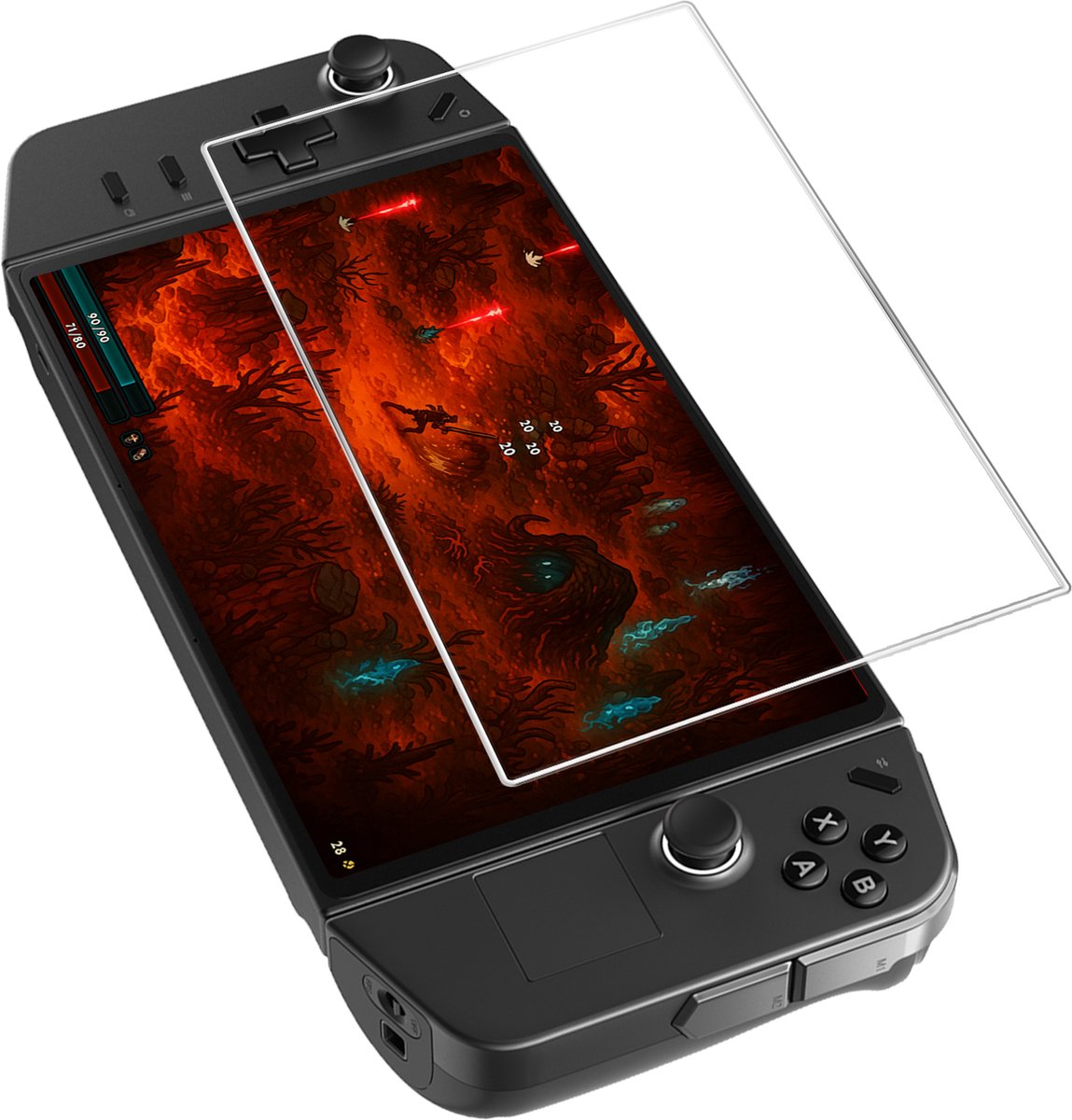 Screenprotector Geschikt voor Lenovo Legion Go Bescherm Glas Screen Protector