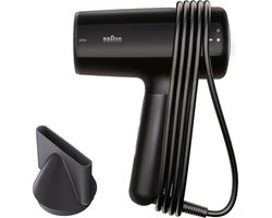 Braun HD4.1 Föhn BRHD410E - Supersnel Drogen - Super IONTEC tegen Pluis - 3 Temperaturen plus Cool Shot - Compleet met Blaasmond