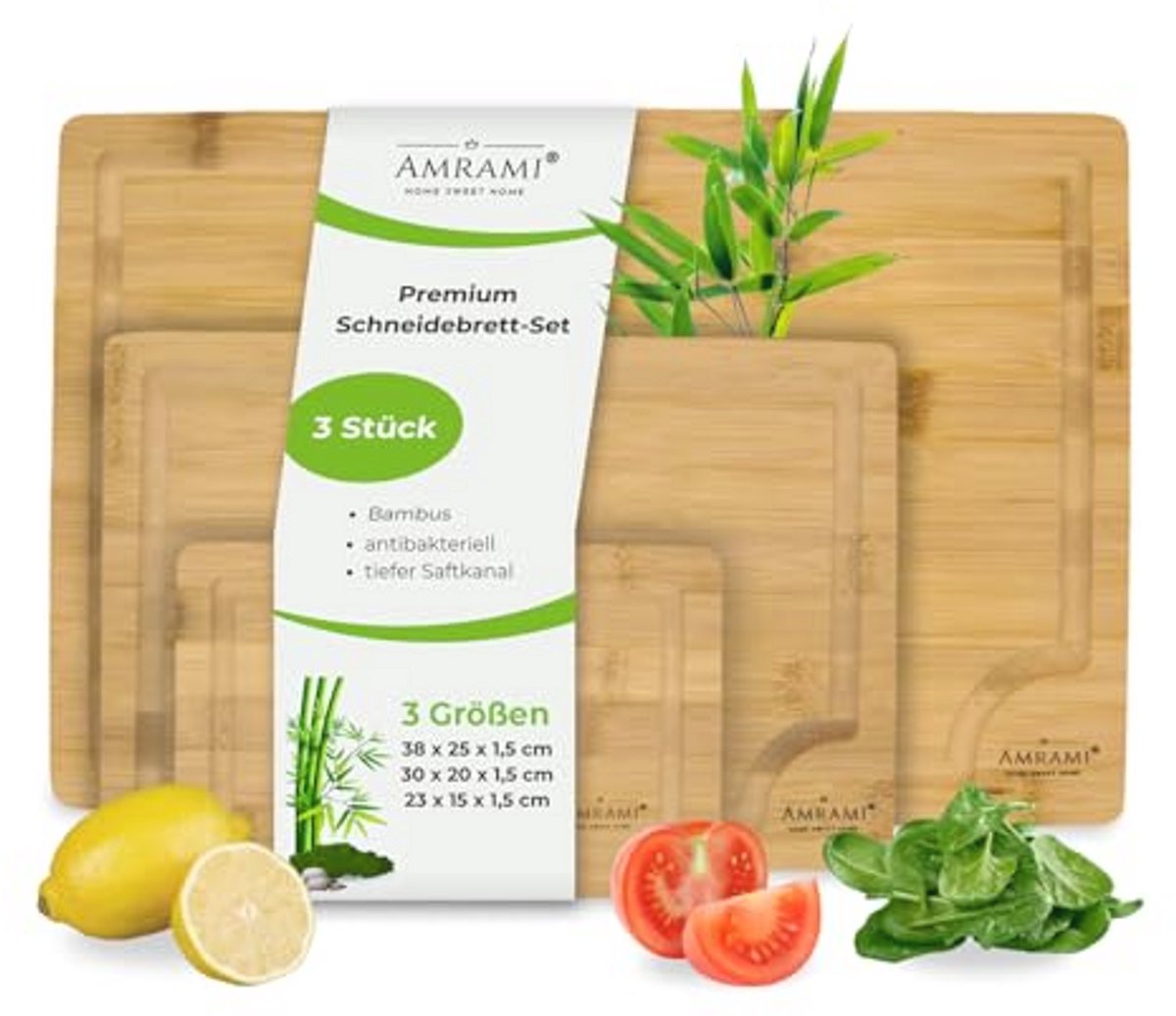 Olive Houten Snij- en Serveerplank - Antibacterieel, Robuust en Elegant - 35-44 cm