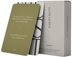 Slow down carddeck - Monday