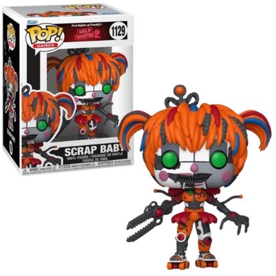 Five Nights At Freddy's Scrap Baby vinylfiguur 1129 Unisex Funko Pop! - Neutraal - Standard